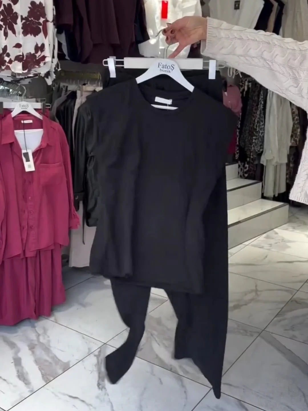 CH # 548 Cap Sleeves Top & Free-Fall Trouser