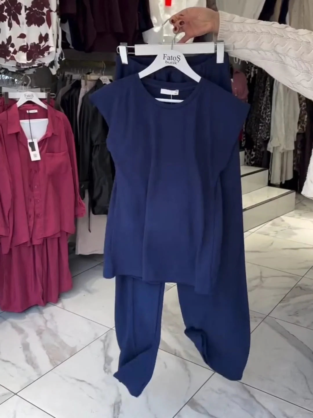 CH # 548 Cap Sleeves Top & Free-Fall Trouser