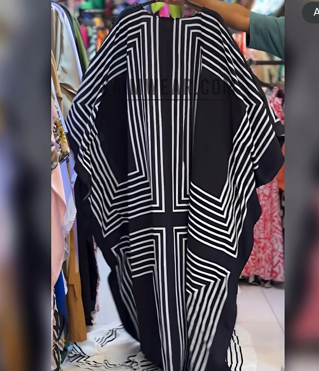 CH 533 Silk Kaftaan Dress