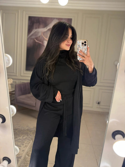 CH-604 Winter Glam 3-Piece Fleece Outfit - Miswah