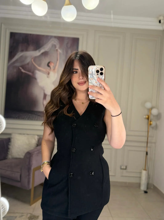 CH - 614 Women’s Stylish Fleece Twin Set – Short Jacket & Inner Outfit - Miswah