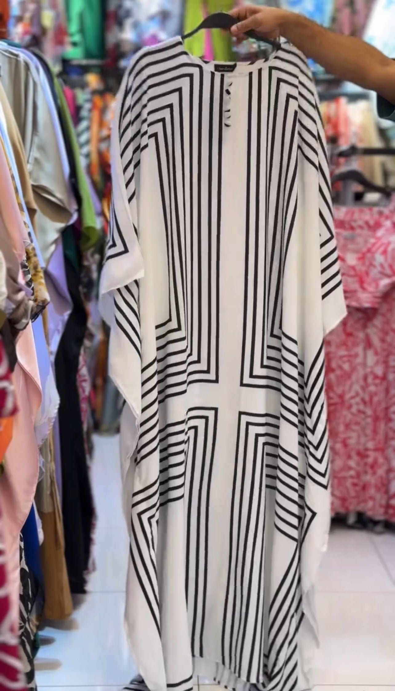 CH 533 Silk Kaftaan Dress