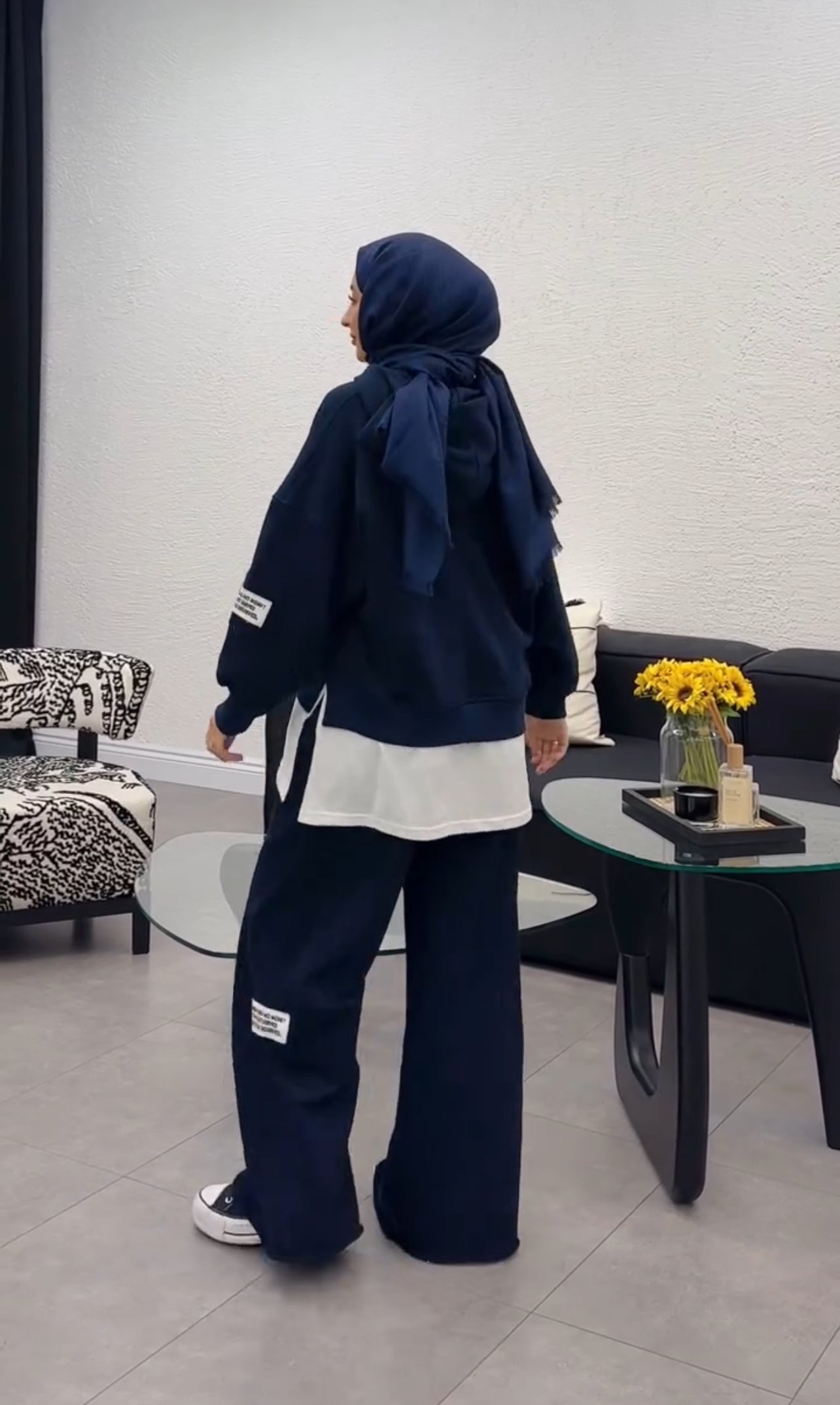 CH 466 Miswah Shirt Extender Style Hooded Tracksuit For Winters