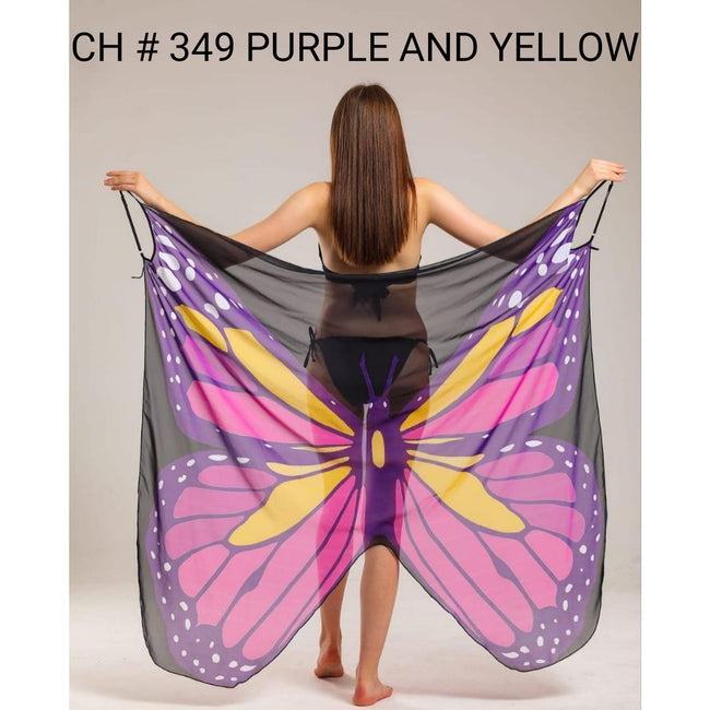 Miswah CH # 349 Butterfly Breeze Wrap - Summer Beach Cover Up