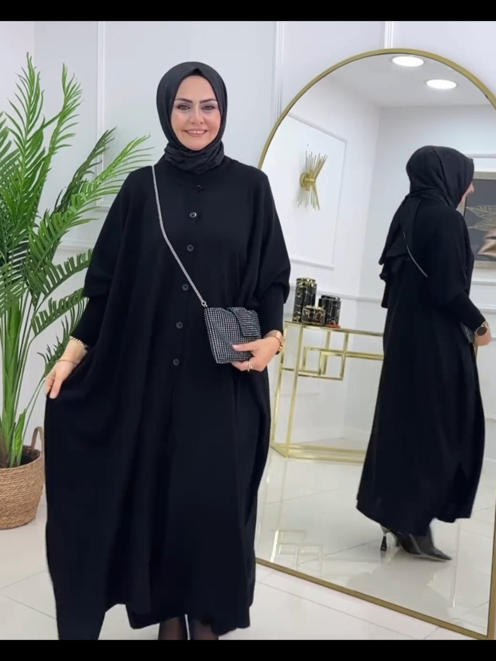 Ch # 520 Miswah FrostFlow Flared Fleece Top