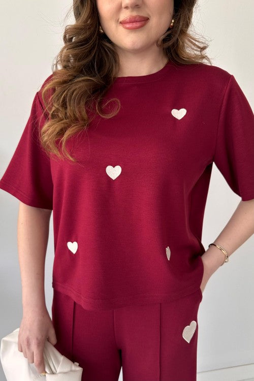 Ch # 556 Miswah HeartBeat Summer Co-ord Set