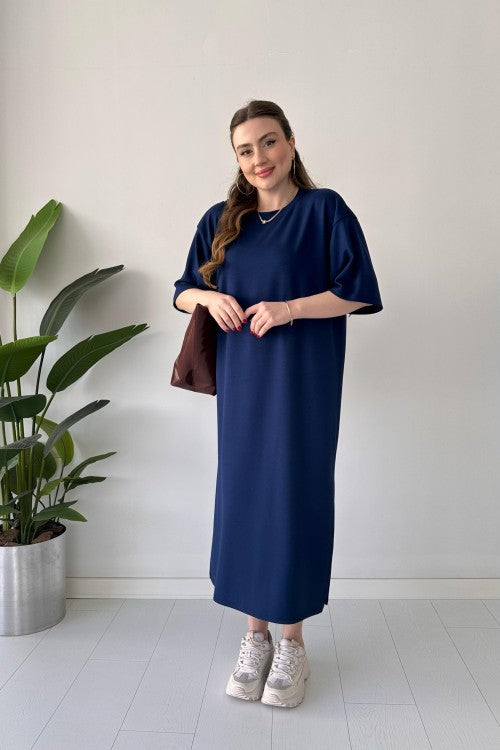 CH 547 Casual Modal Drop Shoulder Dress