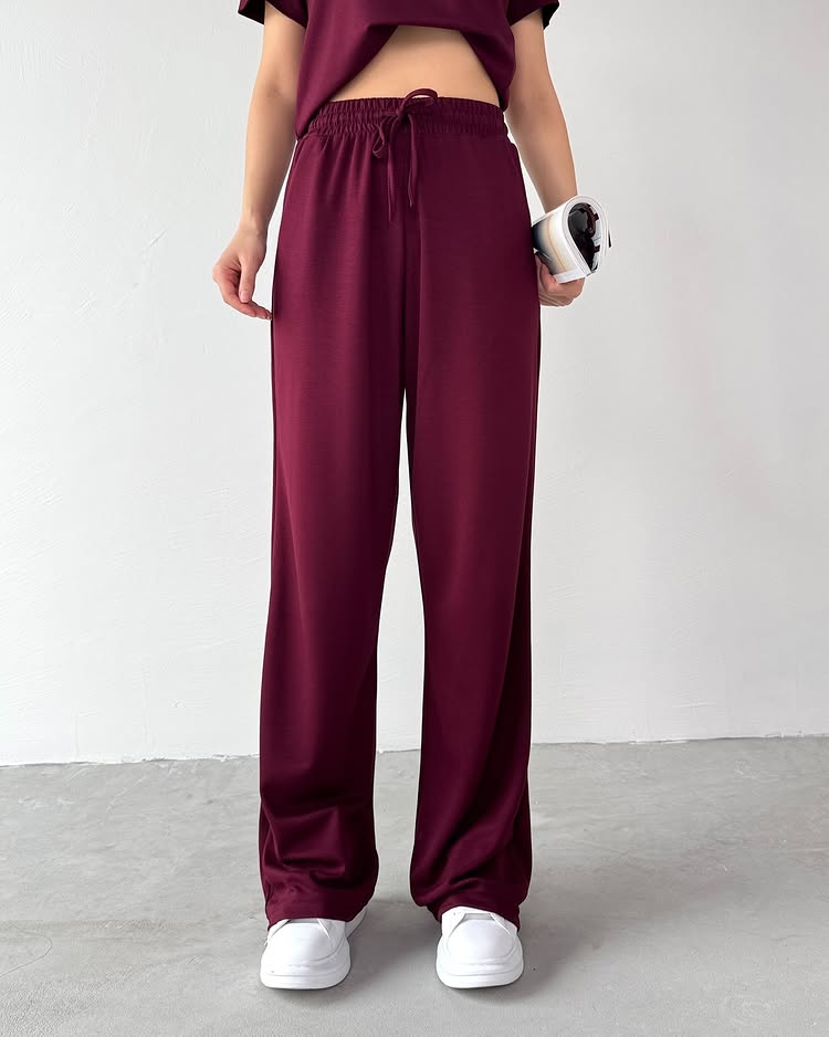 CH # 550 Summer Casual Women's Polo Collar Top & Trouser Set