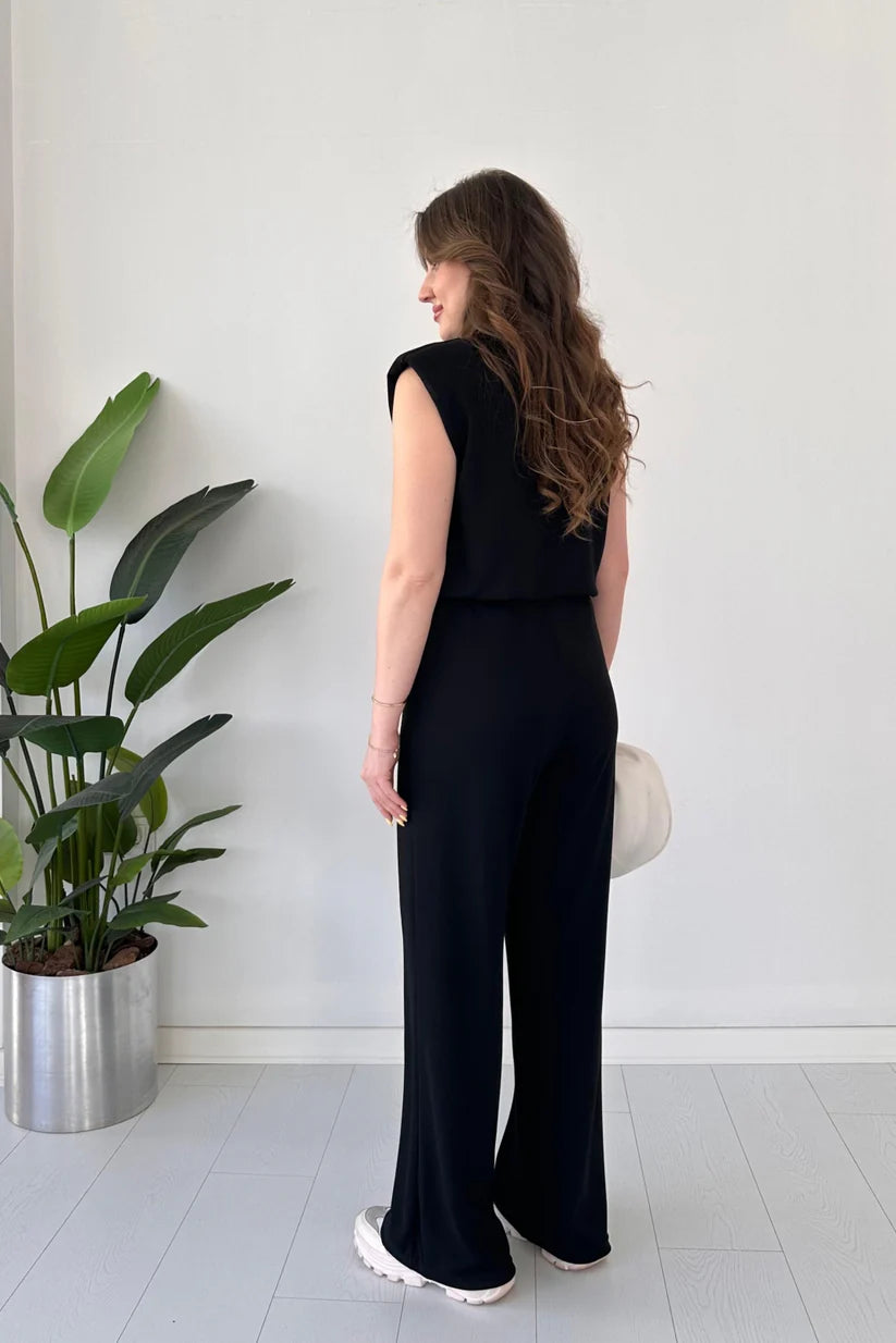 CH 561 Straight Trouser With Sleeveless Top -Miswah