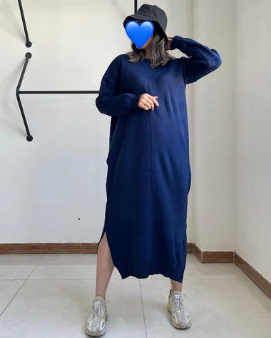 CH 468 Miswah Drop Shoulder Long Fleece Winter Wear