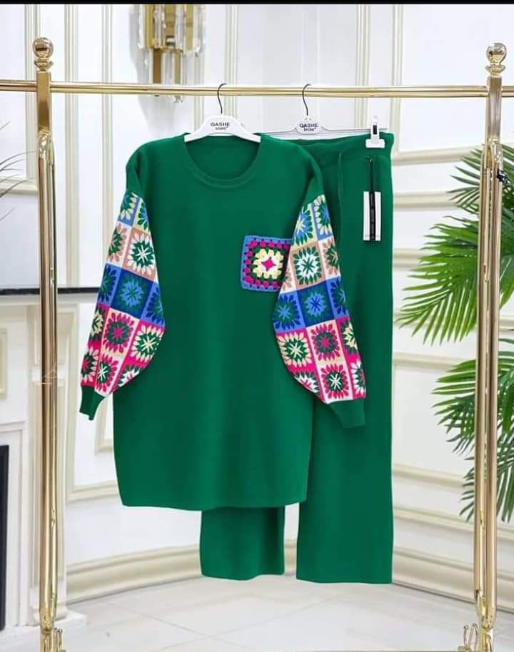 Miswah Fleece 2 Pcs Printed Outfit CH# 321