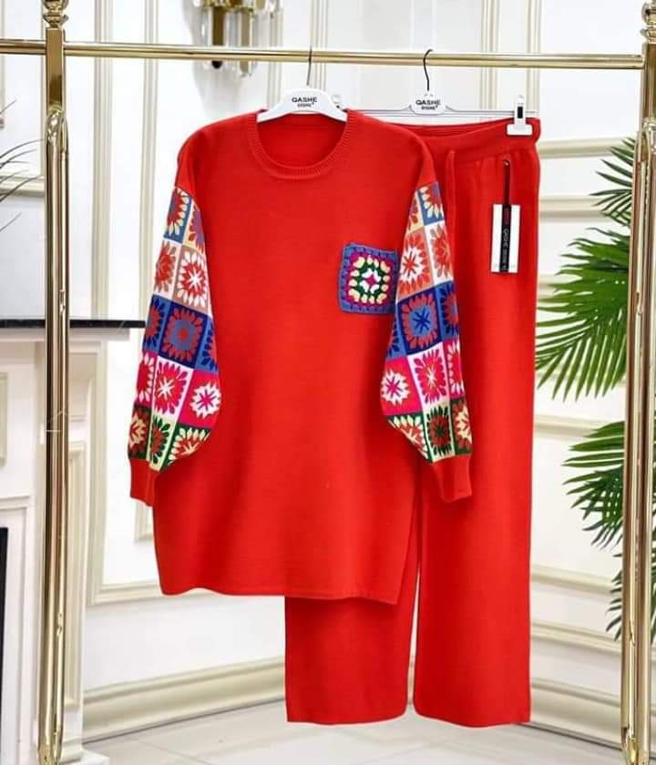 Miswah Fleece 2 Pcs Printed Outfit CH# 321