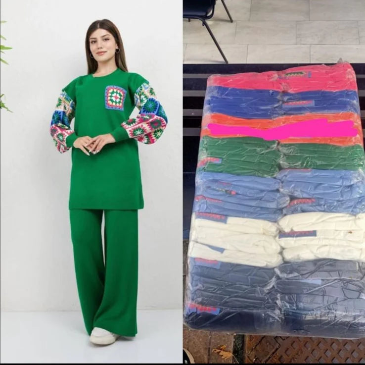 Miswah Fleece 2 Pcs Printed Outfit CH# 321