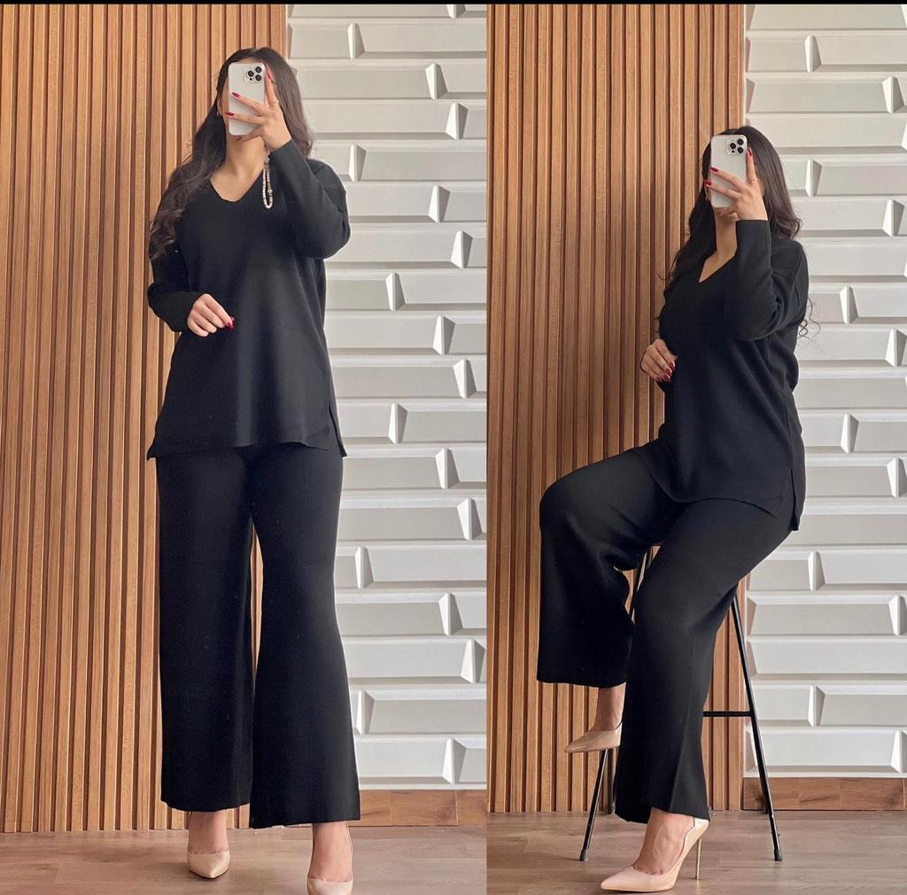 MISWAH 2 PCS V NECK WINTER OUTFIT LY-0017