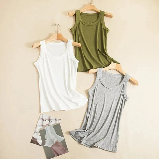 Ch # 415 Miswah O Neck Basic Tank Top