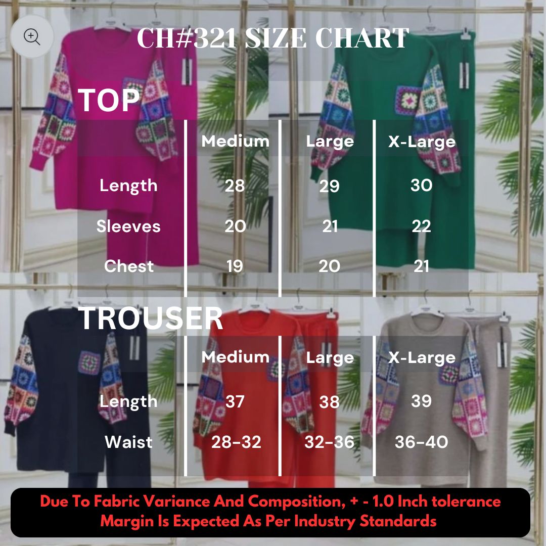 Miswah Fleece 2 Pcs Printed Outfit CH# 321