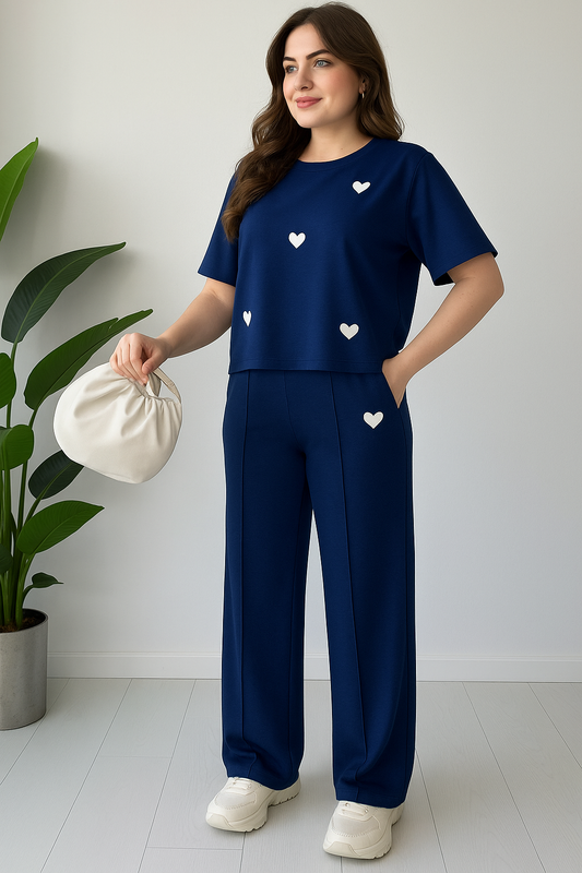 Ch # 556 Miswah HeartBeat Summer Co-ord Set