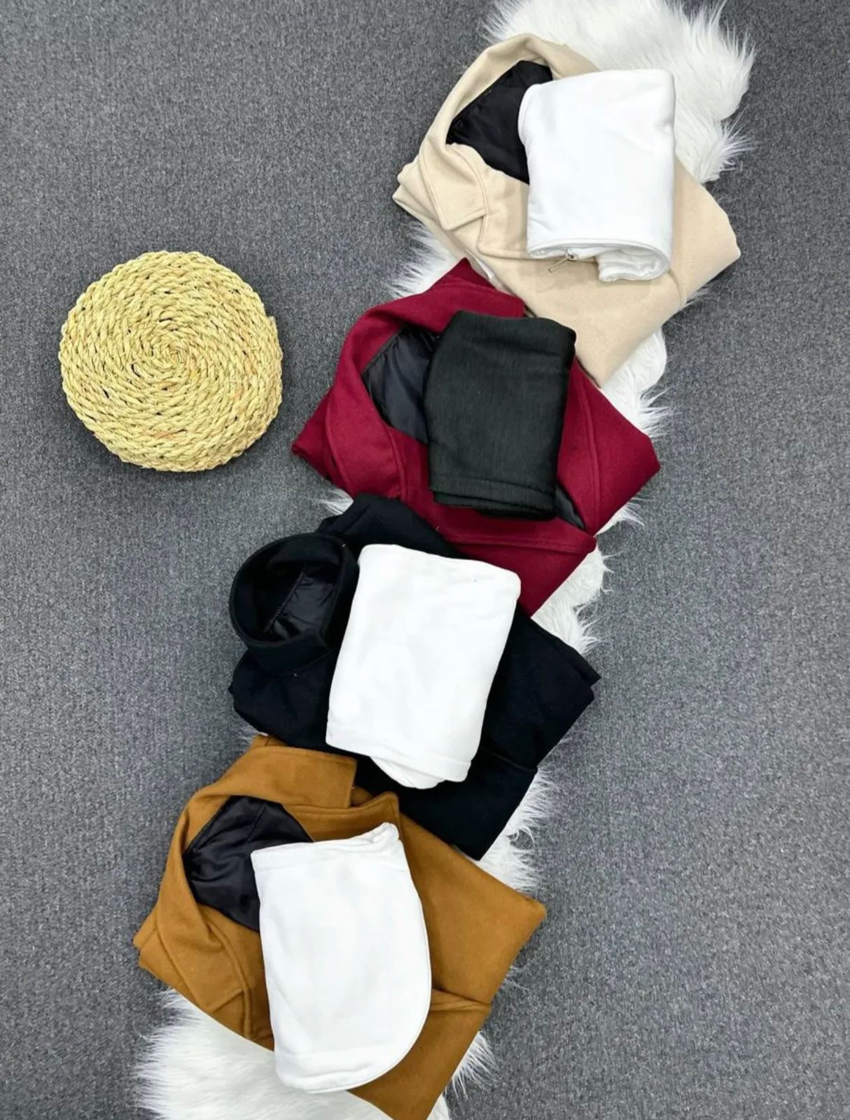 CH 599 - Modish Fleece Coat - Miswah