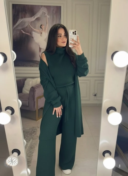 CH-604 Winter Glam 3-Piece Fleece Outfit - Miswah