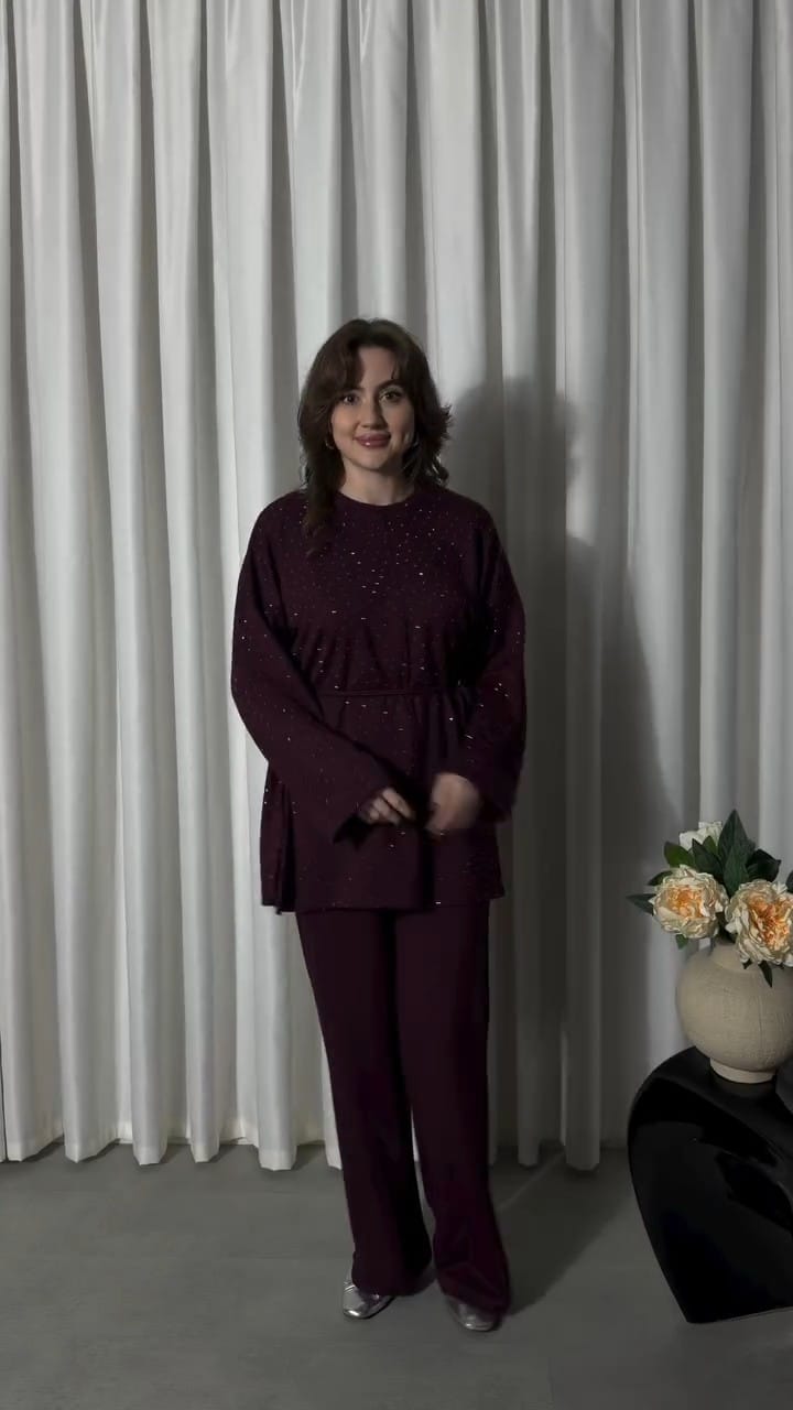 CH 610 - Sparkle Premium Co-Ord Set - Miswah