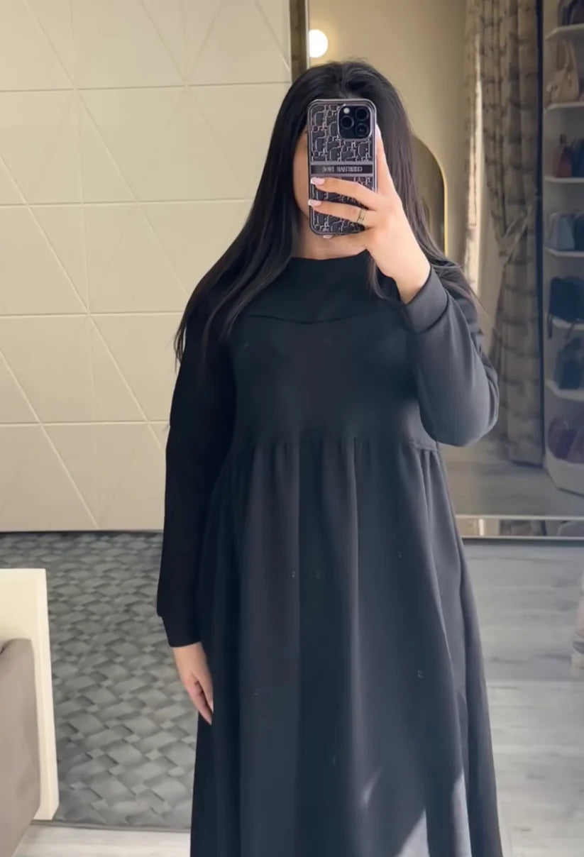 CH 523 Miswah Warm Fleece Long Fallen Top