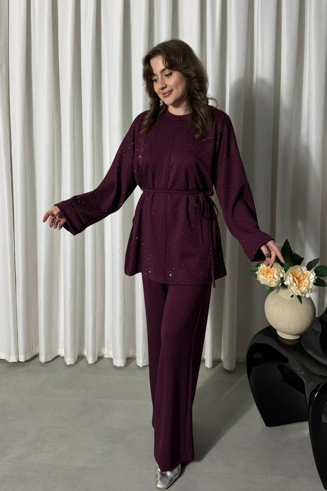 CH 610 -  Sparkle Premium Co-Ord Set - Miawah