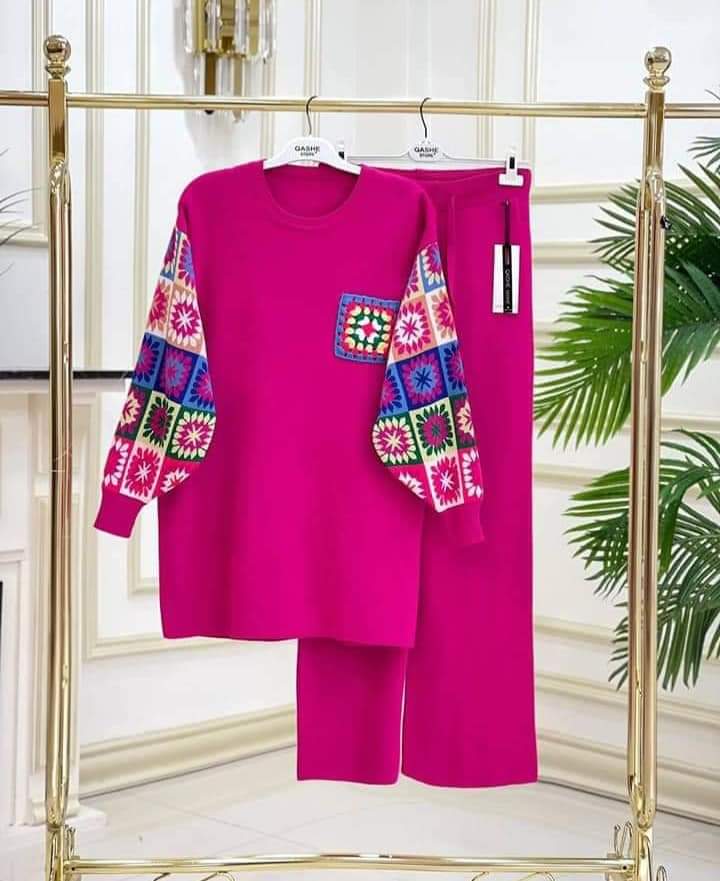 Miswah Fleece 2 Pcs Printed Outfit CH# 321