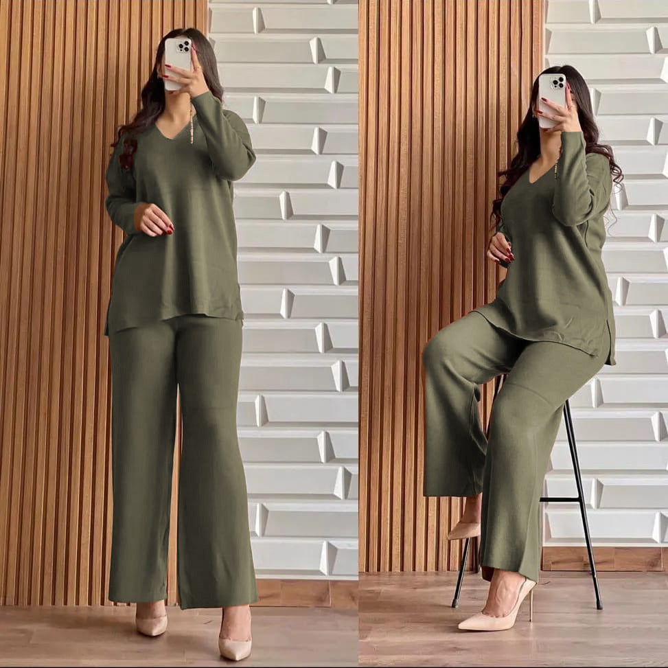 MISWAH 2 PCS V NECK WINTER OUTFIT LY-0017