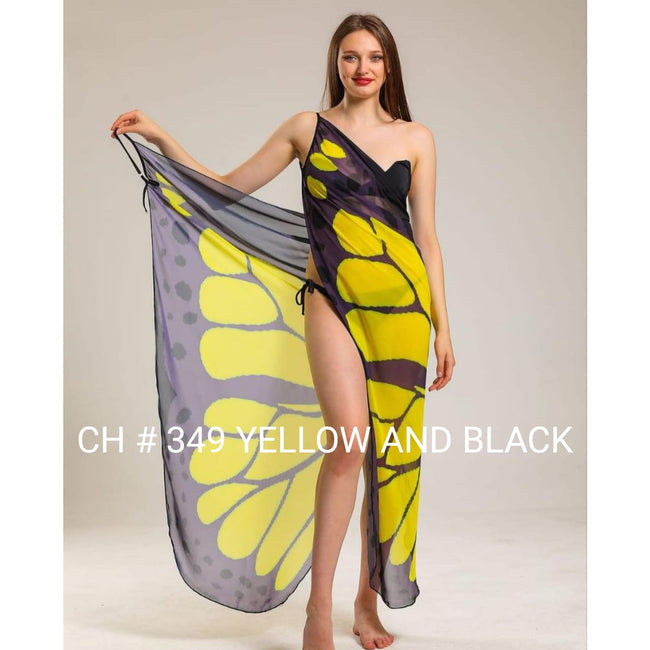 Miswah CH # 349 Butterfly Breeze Wrap - Summer Beach Cover Up