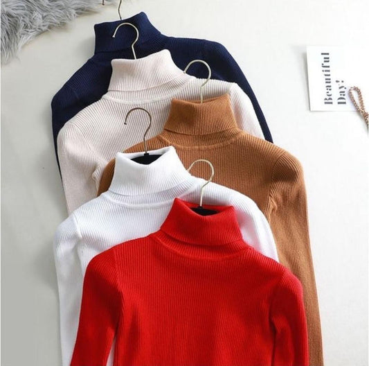 CH # 379 Miswah Winter Bliss Basic Plain Fleece Ribbed Cotton Warmth High Neck