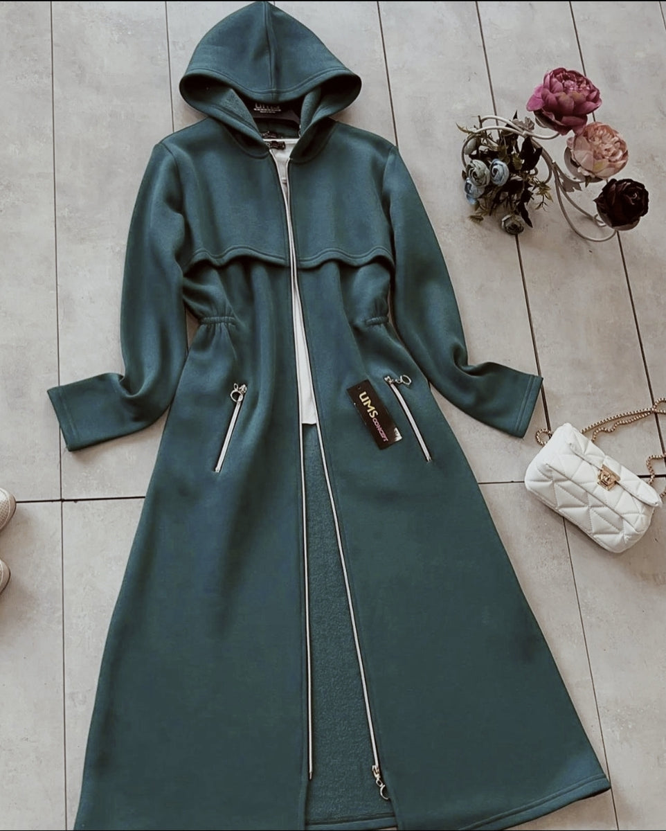 Miswah Oversize Long Hooded Fleece Upper LY-0025