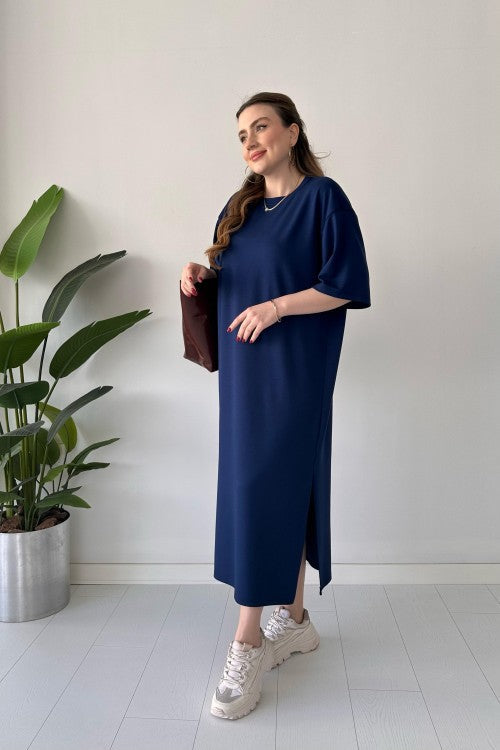 CH 547 Casual Modal Drop Shoulder Dress