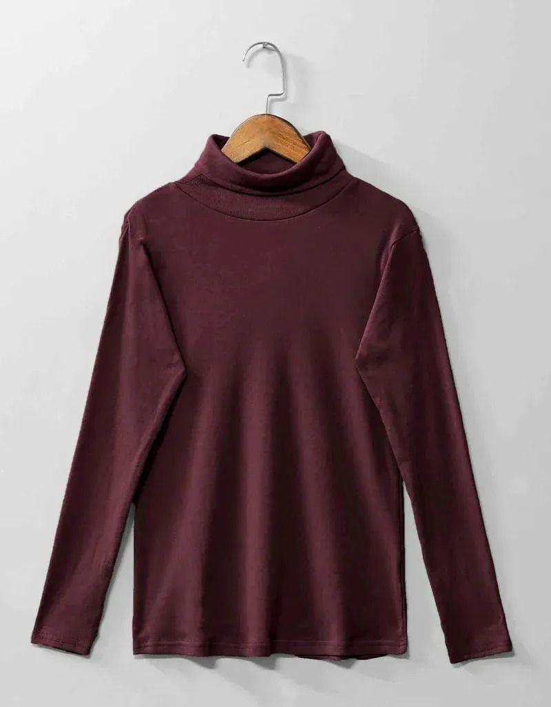 Plain Warm Fleece High neck CH-379