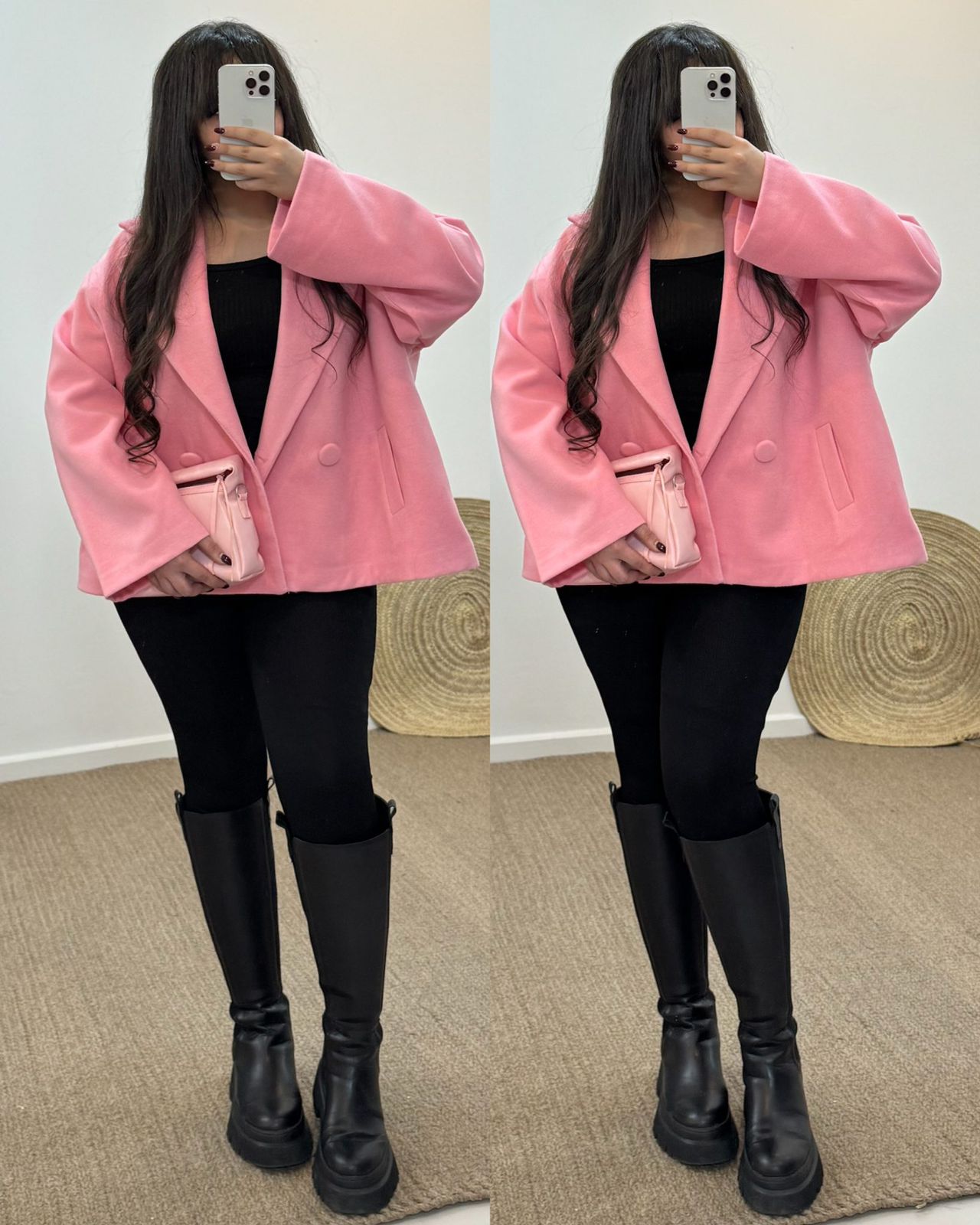 CH - 581 Heritage Double Button Fleece Coat - Miswah