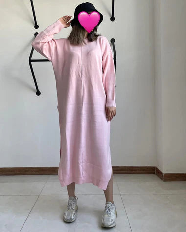 CH 468 Miswah Drop Shoulder Long Fleece Winter Wear