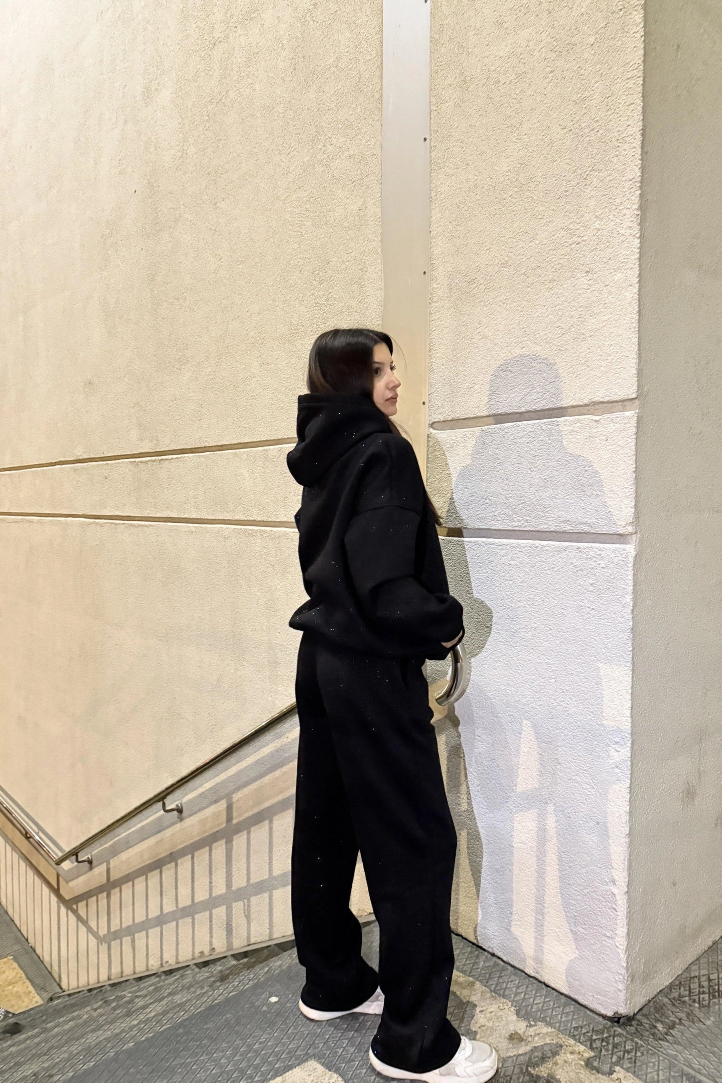 CH 609 -GlitterBlend Fleece Tracksuit - Miswah