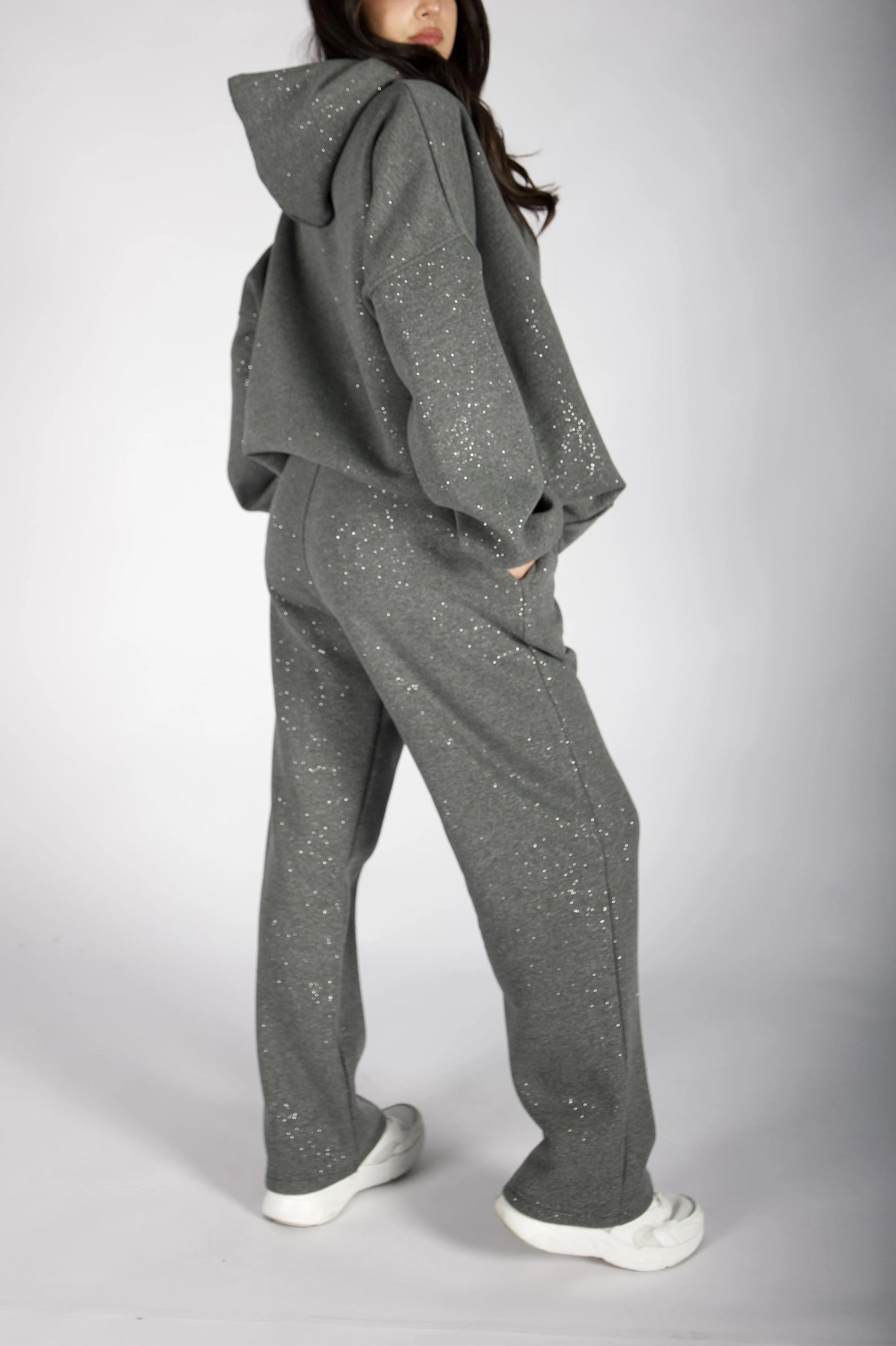 CH 609 -GlitterBlend Fleece Tracksuit - Miswah