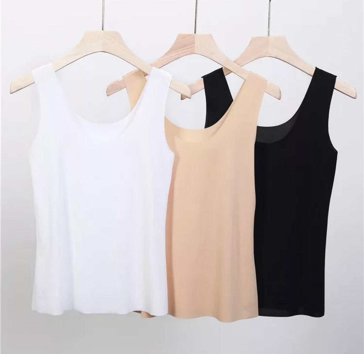 MISWAH'S SET OF 3 SOFT COTTON TANK TOP