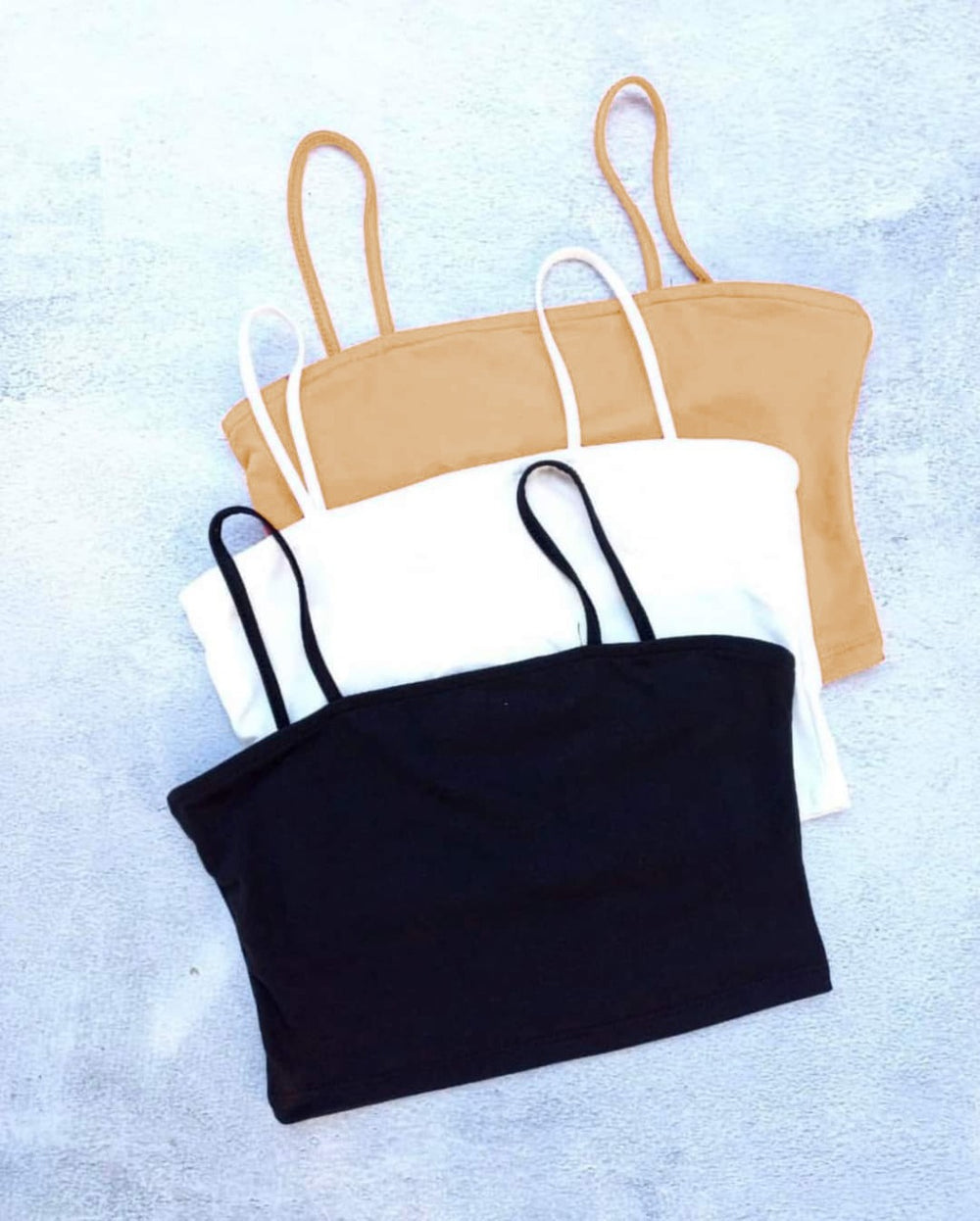 Pack Of 3 Cropped Camisoles CH #315