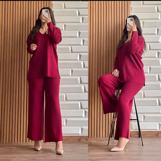 MISWAH 2 PCS V NECK WINTER OUTFIT LY-0017