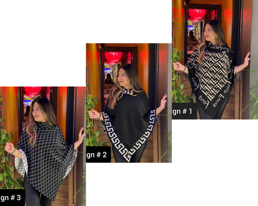 WINTER FREE FALL FLEECE PONCHO